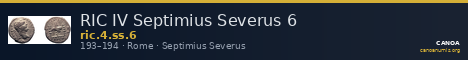 RIC IV Septimius Severus 6 — CANOA