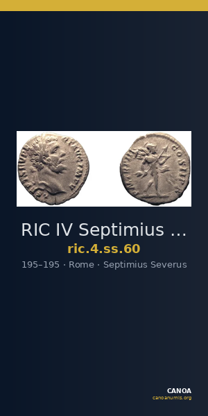RIC IV Septimius Severus 60 — CANOA