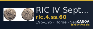 RIC IV Septimius Severus 60 — CANOA