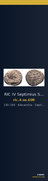 RIC IV Septimius Severus 608 — CANOA