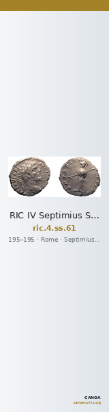 RIC IV Septimius Severus 61 — CANOA