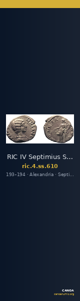 RIC IV Septimius Severus 610 — CANOA