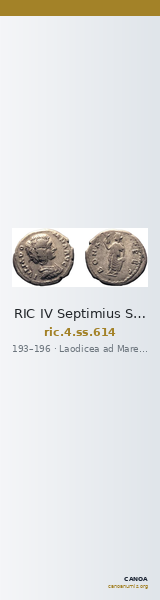 RIC IV Septimius Severus 614 — CANOA