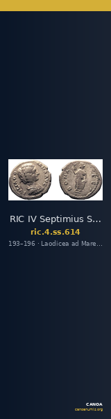 RIC IV Septimius Severus 614 — CANOA