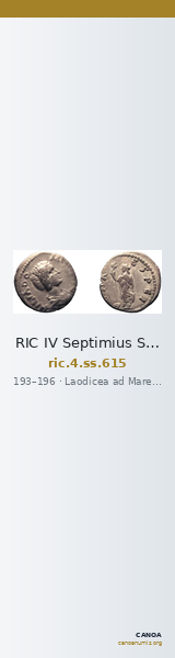 RIC IV Septimius Severus 615 — CANOA