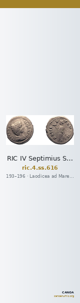 RIC IV Septimius Severus 616 — CANOA