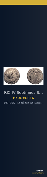 RIC IV Septimius Severus 616 — CANOA