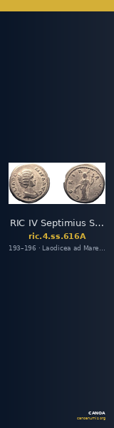 RIC IV Septimius Severus 616A — CANOA