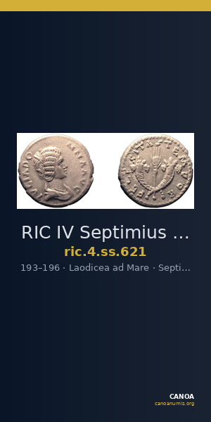 RIC IV Septimius Severus 621 — CANOA