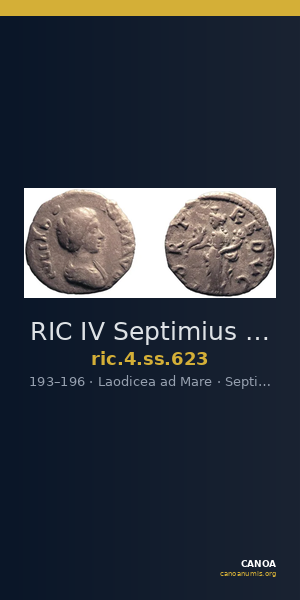 RIC IV Septimius Severus 623 — CANOA