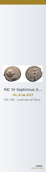 RIC IV Septimius Severus 627 — CANOA