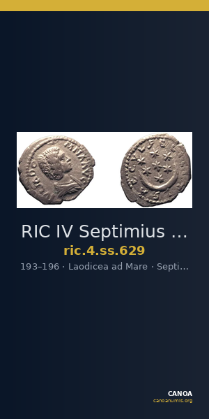 RIC IV Septimius Severus 629 — CANOA