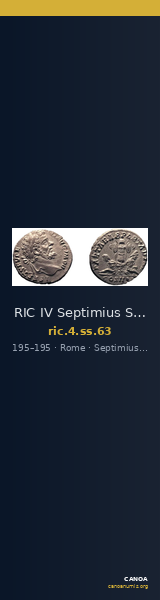 RIC IV Septimius Severus 63 — CANOA