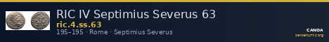 RIC IV Septimius Severus 63 — CANOA