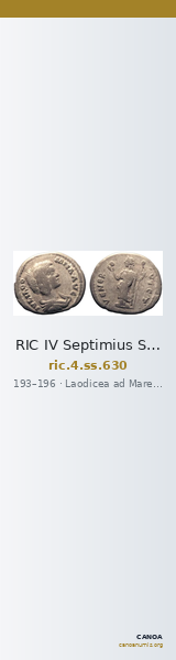 RIC IV Septimius Severus 630 — CANOA