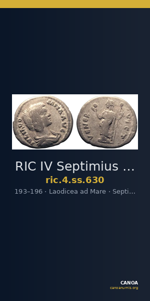 RIC IV Septimius Severus 630 — CANOA