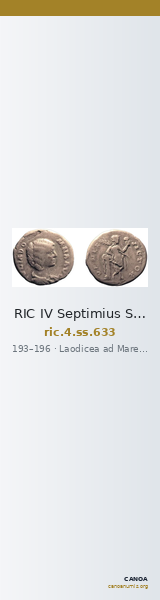 RIC IV Septimius Severus 633 — CANOA