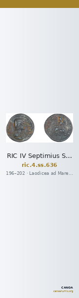 RIC IV Septimius Severus 636 — CANOA