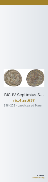 RIC IV Septimius Severus 637 — CANOA