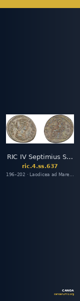 RIC IV Septimius Severus 637 — CANOA
