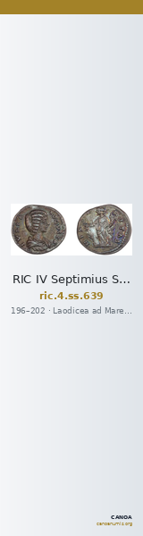 RIC IV Septimius Severus 639 — CANOA