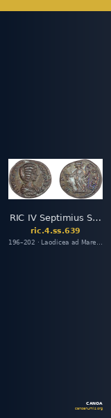 RIC IV Septimius Severus 639 — CANOA