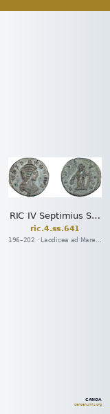 RIC IV Septimius Severus 641 — CANOA