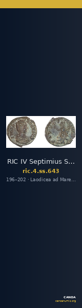 RIC IV Septimius Severus 643 — CANOA