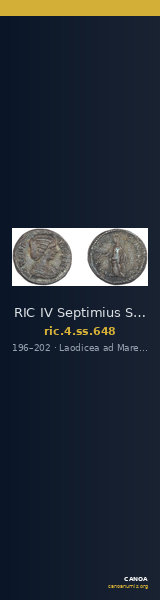 RIC IV Septimius Severus 648 — CANOA