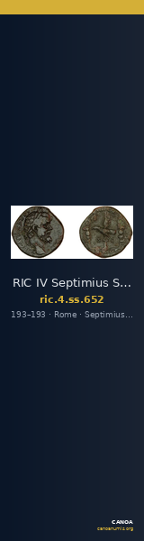 RIC IV Septimius Severus 652 — CANOA