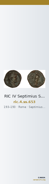 RIC IV Septimius Severus 653 — CANOA