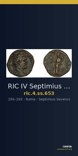 RIC IV Septimius Severus 653 — CANOA