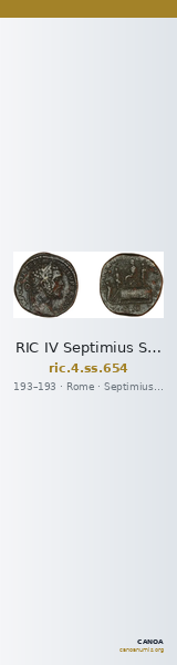 RIC IV Septimius Severus 654 — CANOA