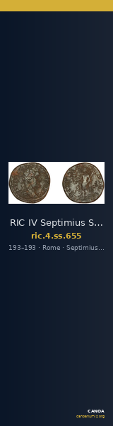 RIC IV Septimius Severus 655 — CANOA