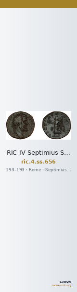 RIC IV Septimius Severus 656 — CANOA