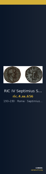 RIC IV Septimius Severus 656 — CANOA