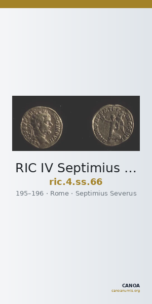 RIC IV Septimius Severus 66 — CANOA