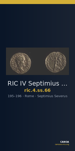 RIC IV Septimius Severus 66 — CANOA