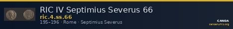 RIC IV Septimius Severus 66 — CANOA