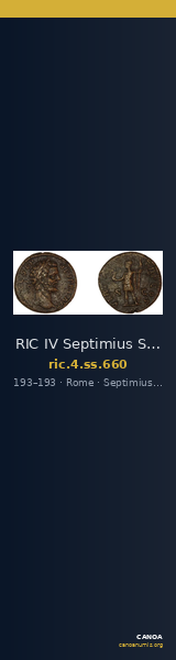 RIC IV Septimius Severus 660 — CANOA