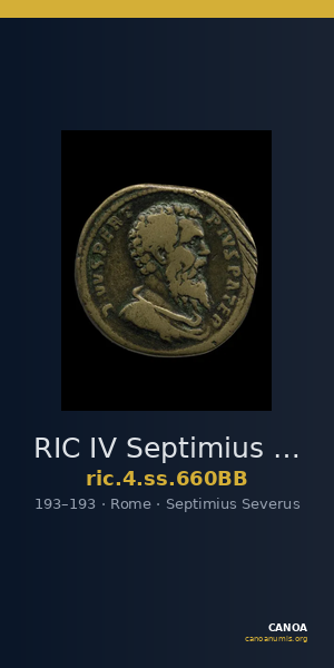 RIC IV Septimius Severus 660BB — CANOA