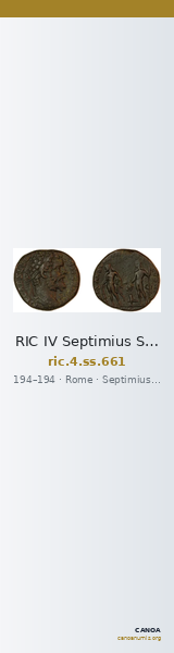 RIC IV Septimius Severus 661 — CANOA