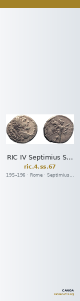 RIC IV Septimius Severus 67 — CANOA
