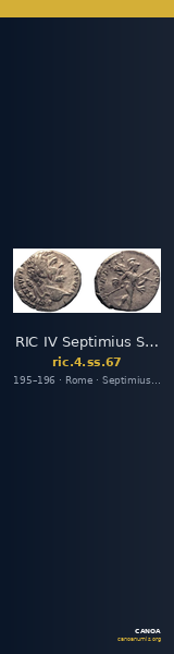 RIC IV Septimius Severus 67 — CANOA