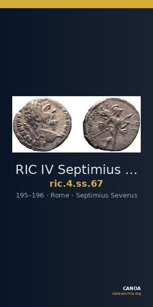RIC IV Septimius Severus 67 — CANOA