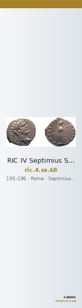 RIC IV Septimius Severus 68 — CANOA
