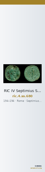 RIC IV Septimius Severus 680 — CANOA
