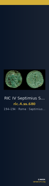 RIC IV Septimius Severus 680 — CANOA