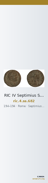 RIC IV Septimius Severus 682 — CANOA
