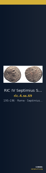 RIC IV Septimius Severus 69 — CANOA